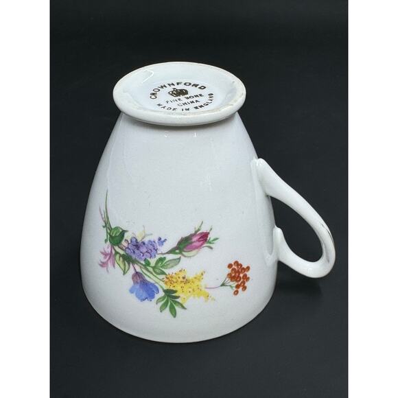 Vintage, Crown Ford, Fine Bone China, made in England, Small Skinny cup - Picture 14 of 15